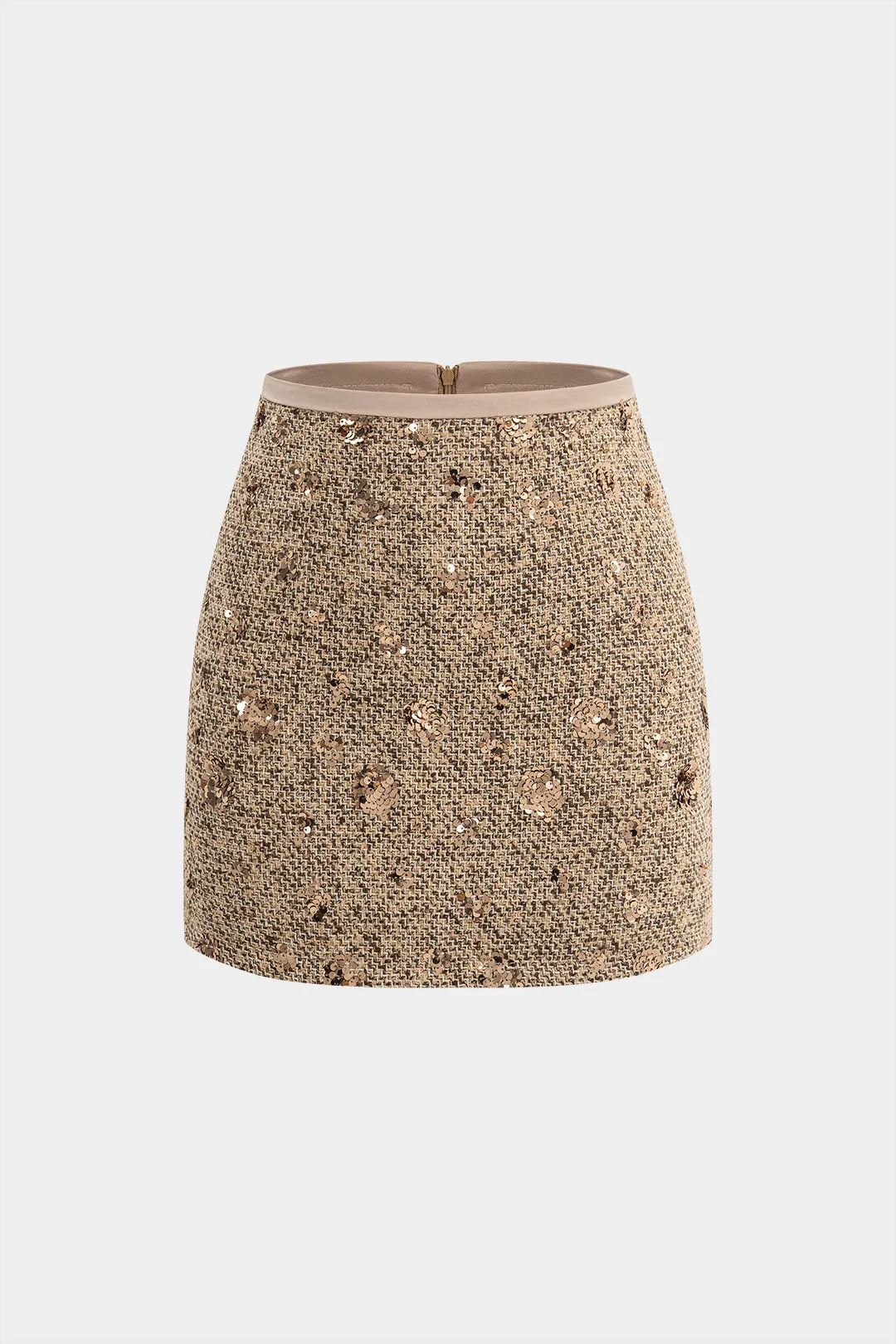 Sequin Decor High Waist Skirt sold by Micas