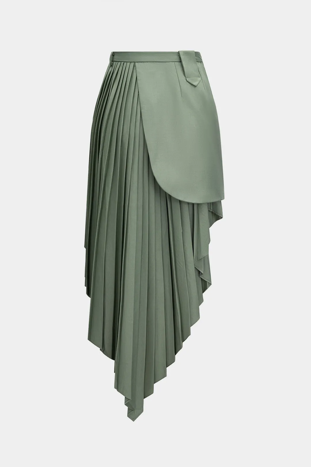 Pleated Asymmetrical Midi Skirt sold by Micas product image thumbnail 2