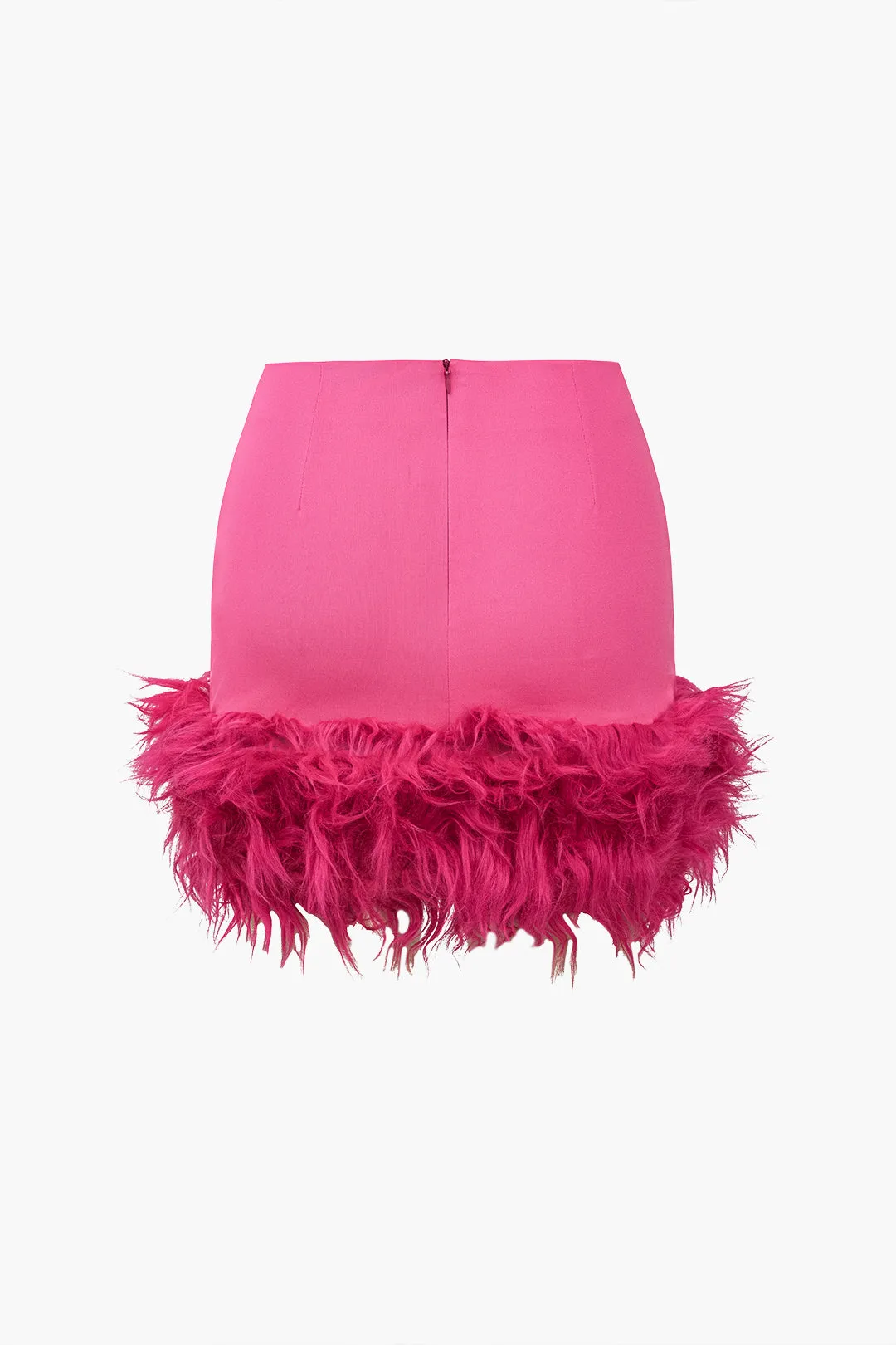 Feather Hem Zipper Bodycon Skirt sold by Micas product image thumbnail 2