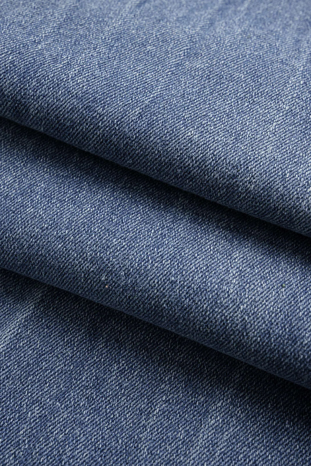 Denim Eyelet Decor High Waist Wide Leg Jeans sold by Micas product image thumbnail 4