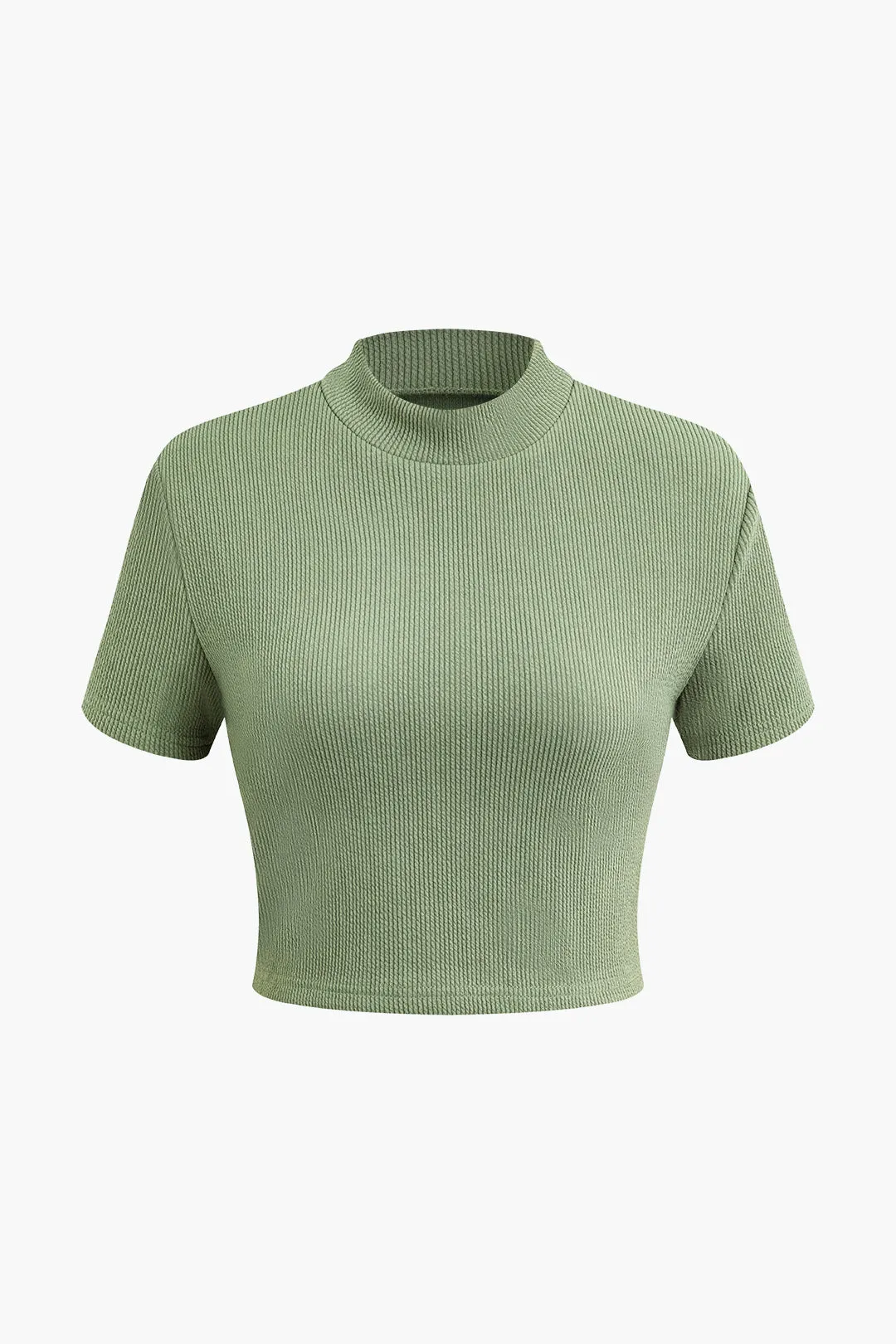 Stripes Short Sleeves Top And High Waist Pocket Pants Set sold by Micas product image thumbnail 2