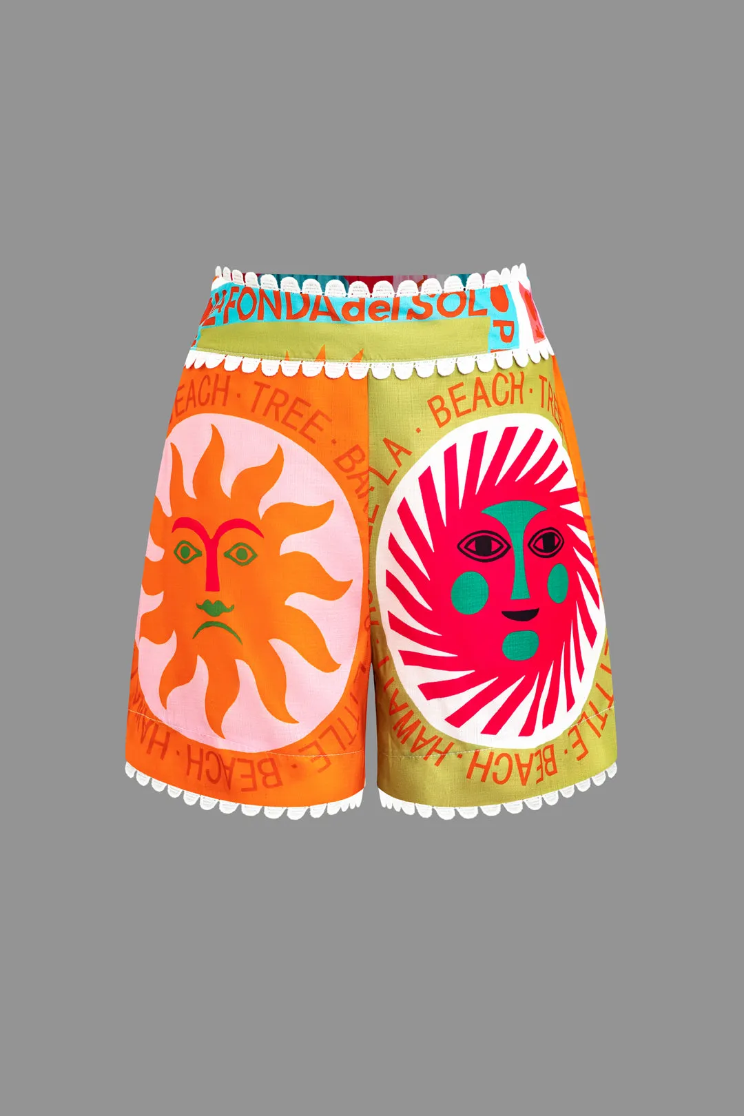 Letter Print Pocket Short Sleeves Top And Shorts Set sold by Micas product image thumbnail 5