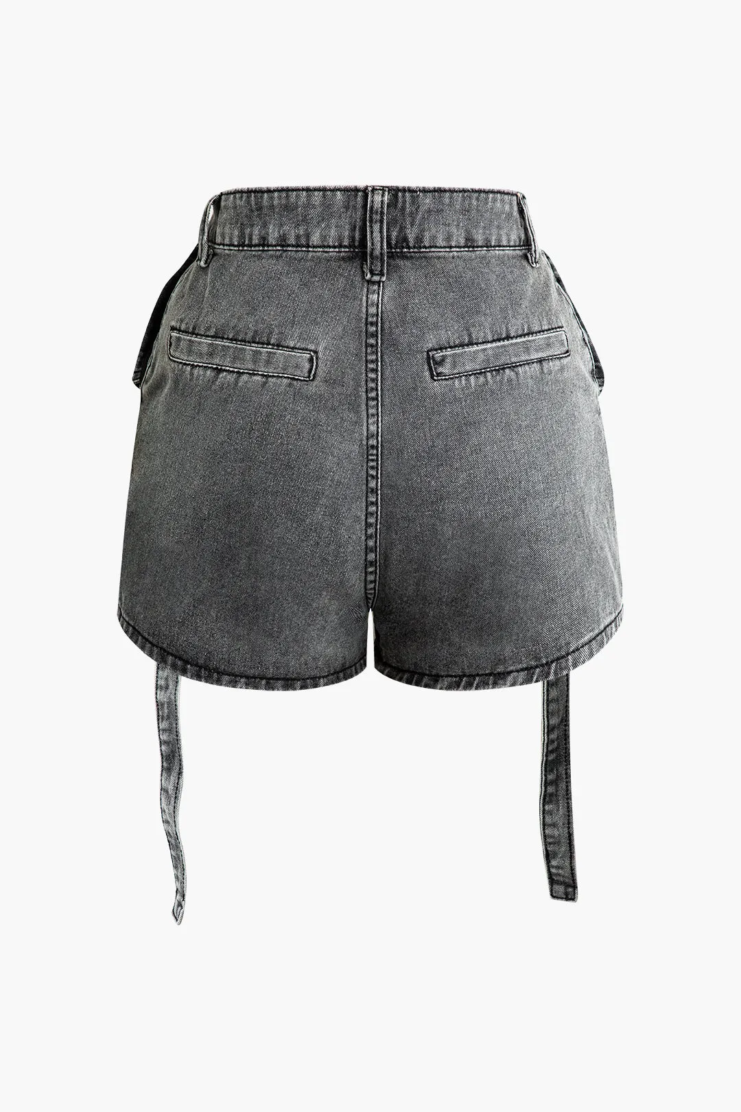 Denim 3D Pocket Shorts sold by Micas product image thumbnail 2