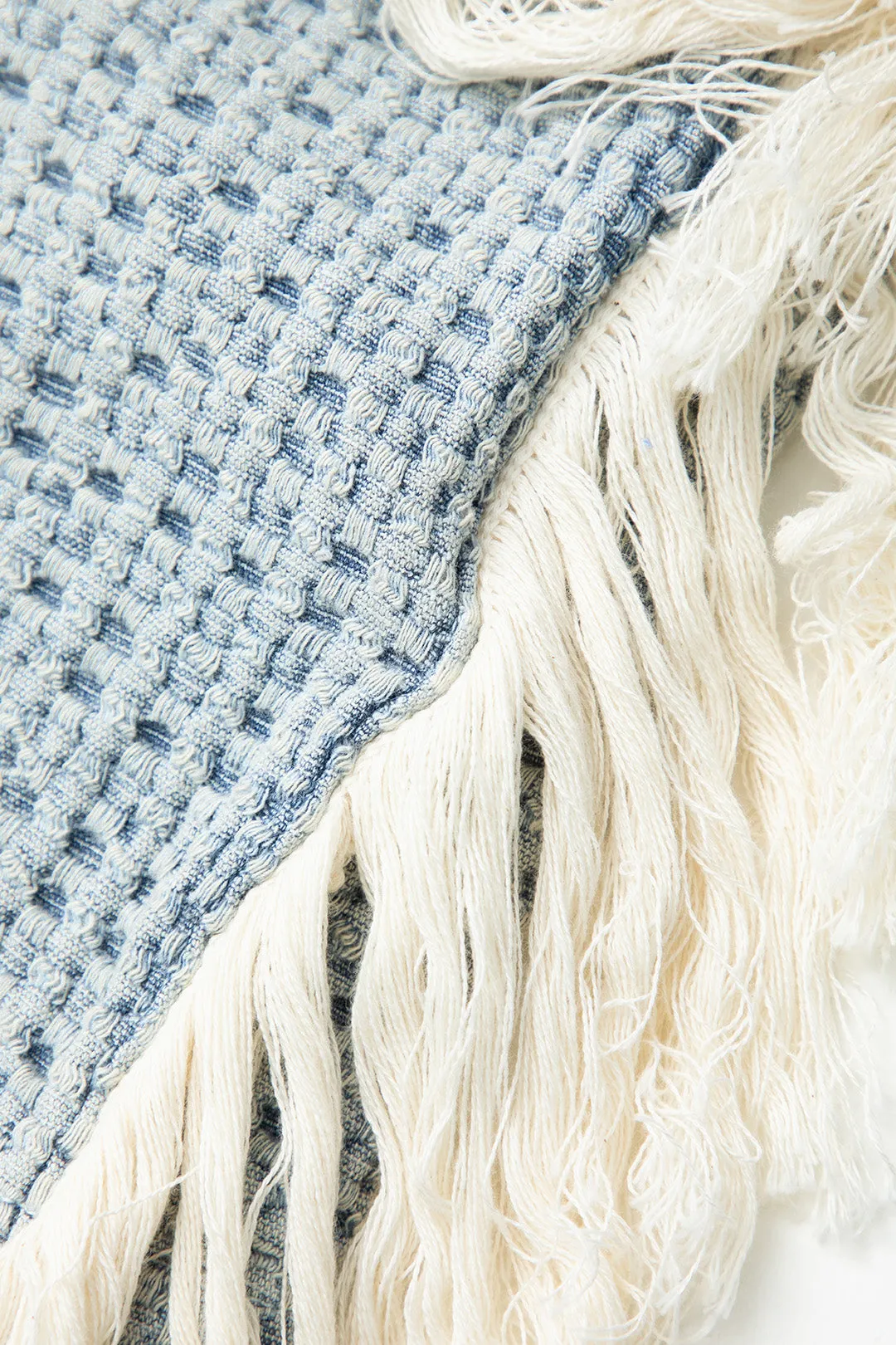 Denim Halter Neck Tie Up Cami Top And Fringe Shorts Suit sold by Micas product image thumbnail 5