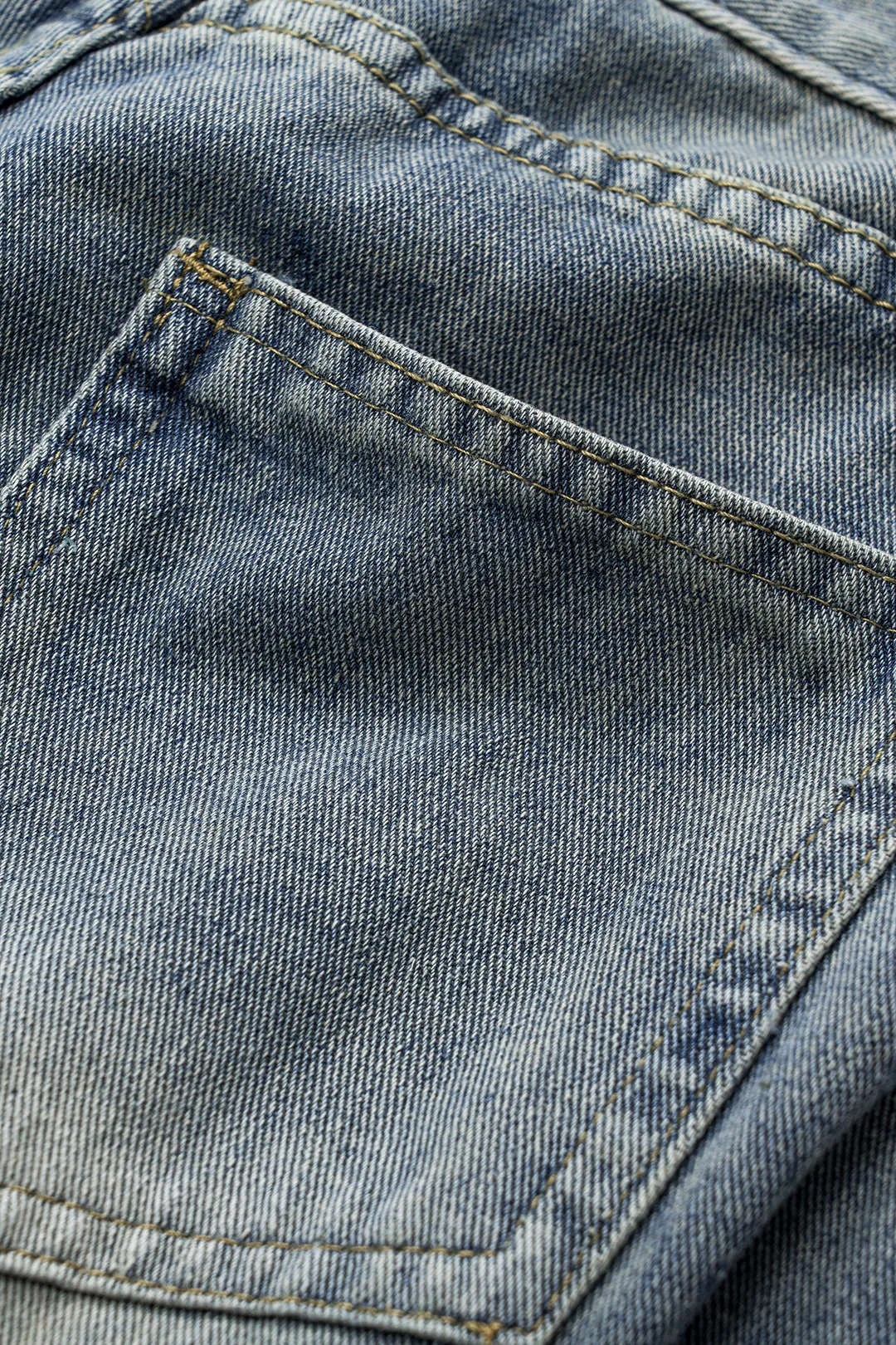 Denim Asymmetrical Pocket Jeans sold by Micas product image thumbnail 4