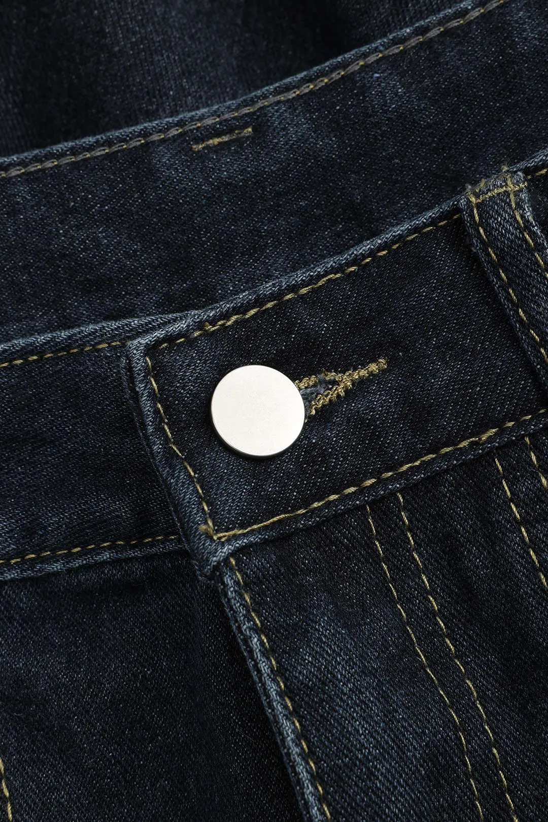 Denim Straight Wide Leg Jeans sold by Micas product image thumbnail 3