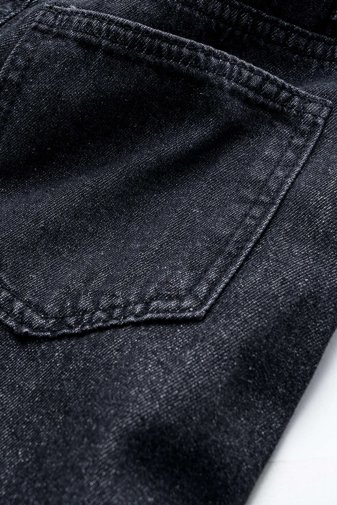 Denim Frayed Cut Out Button Zipper Wide Leg Jeans sold by Micas product image thumbnail 4