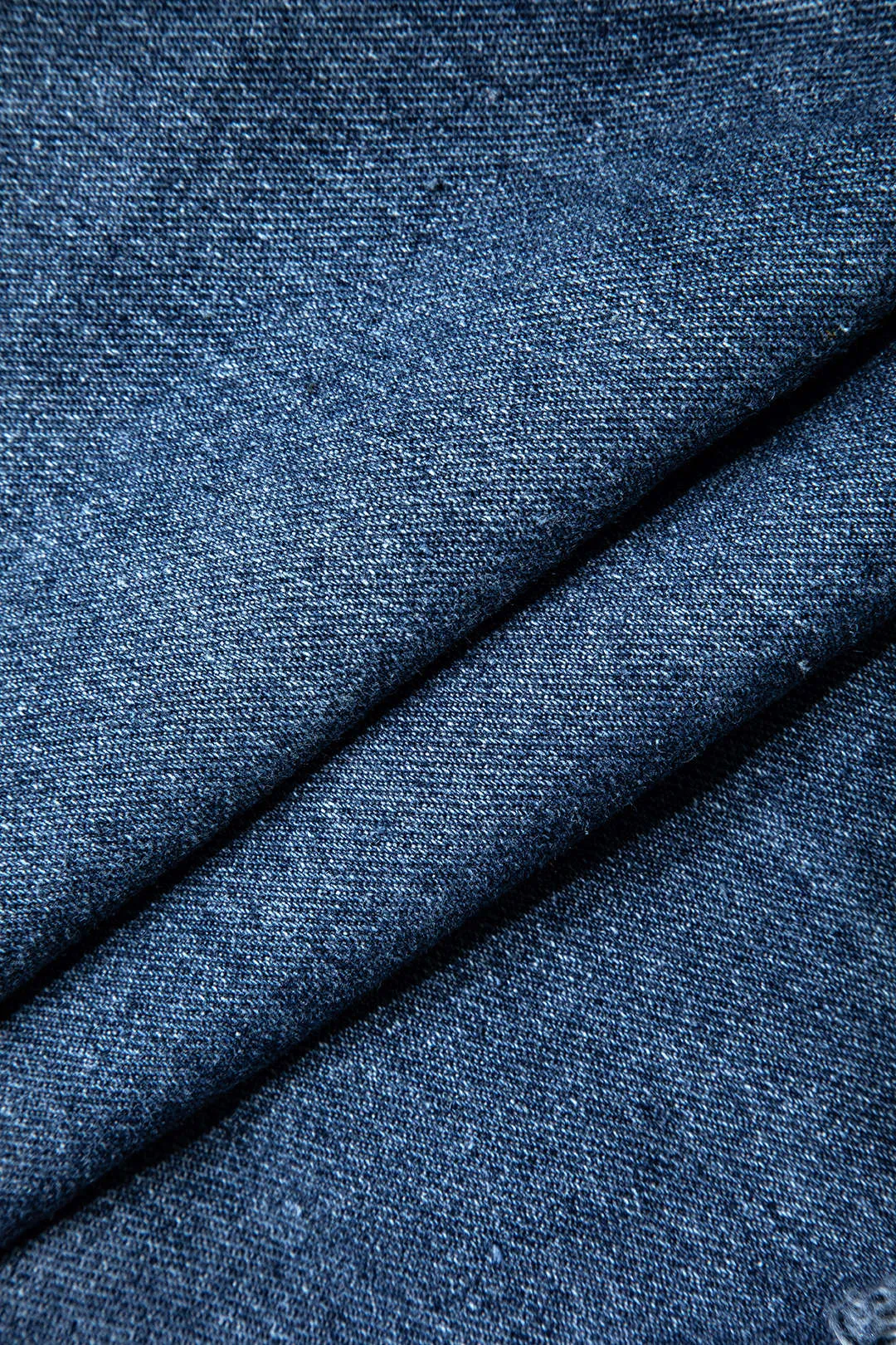 Denim Frayed Fringe Straight Leg Jeans sold by Micas product image thumbnail 4