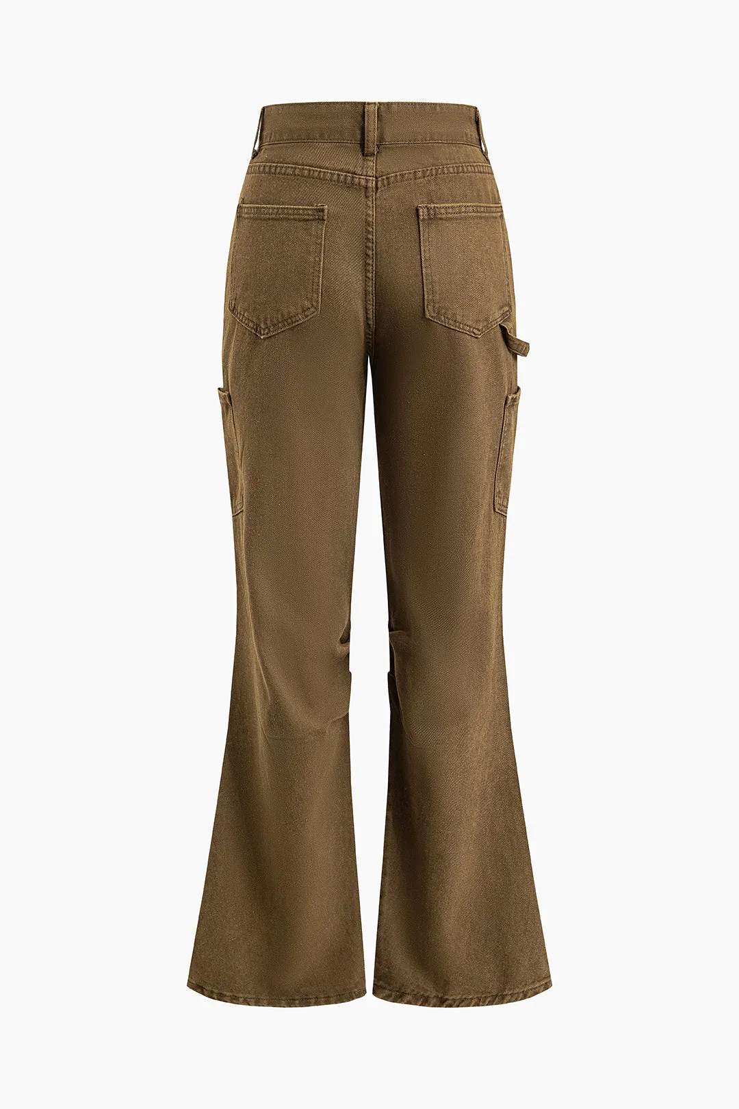 Denim Pocket Flared Jeans sold by Micas product image thumbnail 2