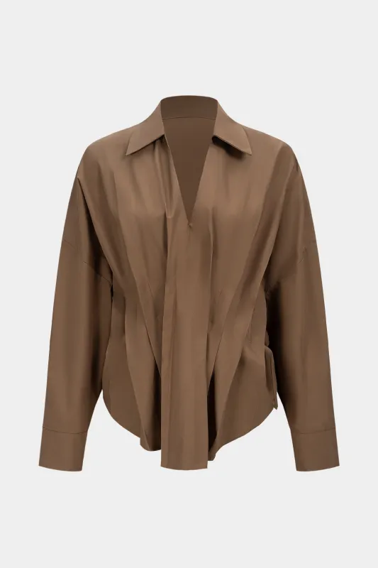 V-Neck Long-Sleeve Shirt sold by Micas