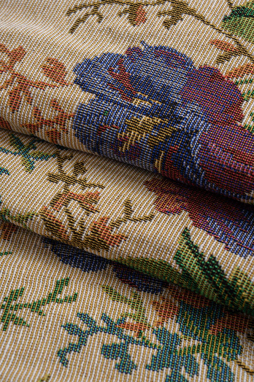 Floral Print Jacquard High Waist Shorts sold by Micas product image thumbnail 4