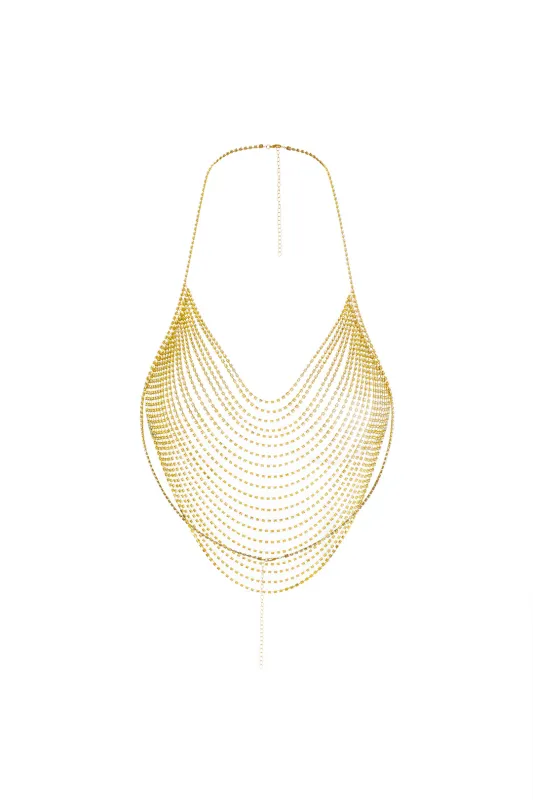 Metallic Halter Neck Rhinestone Cami Top sold by Micas