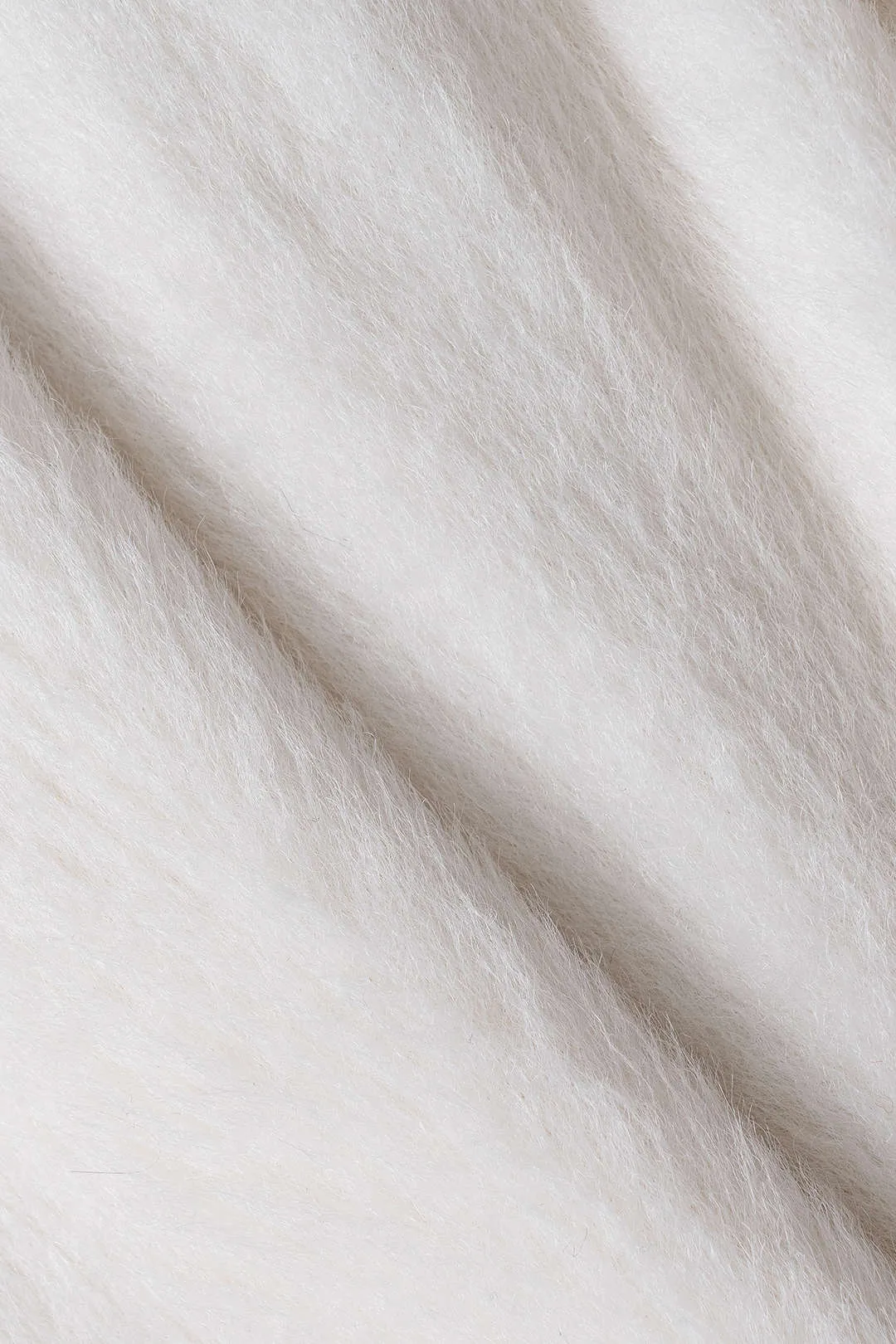 Solid Faux Plush Lapel Button Coat sold by Micas product image thumbnail 4