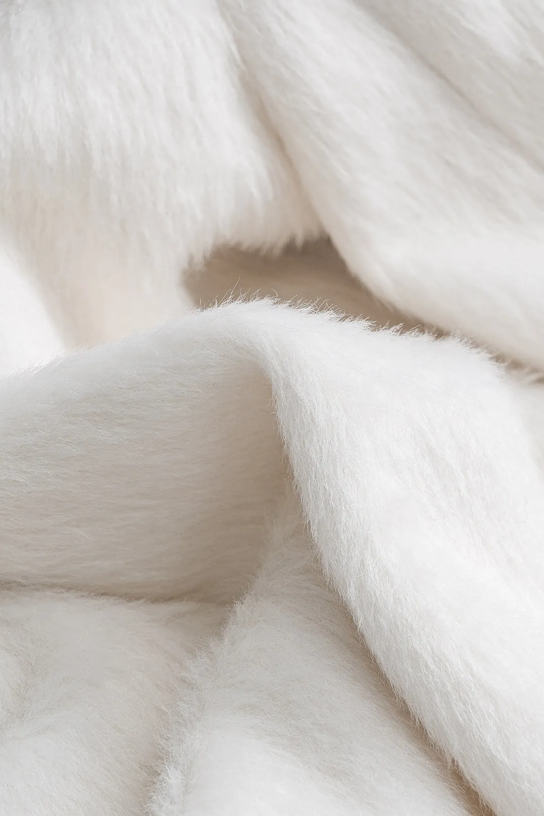 Solid Faux Plush Lapel Button Coat sold by Micas product image thumbnail 5