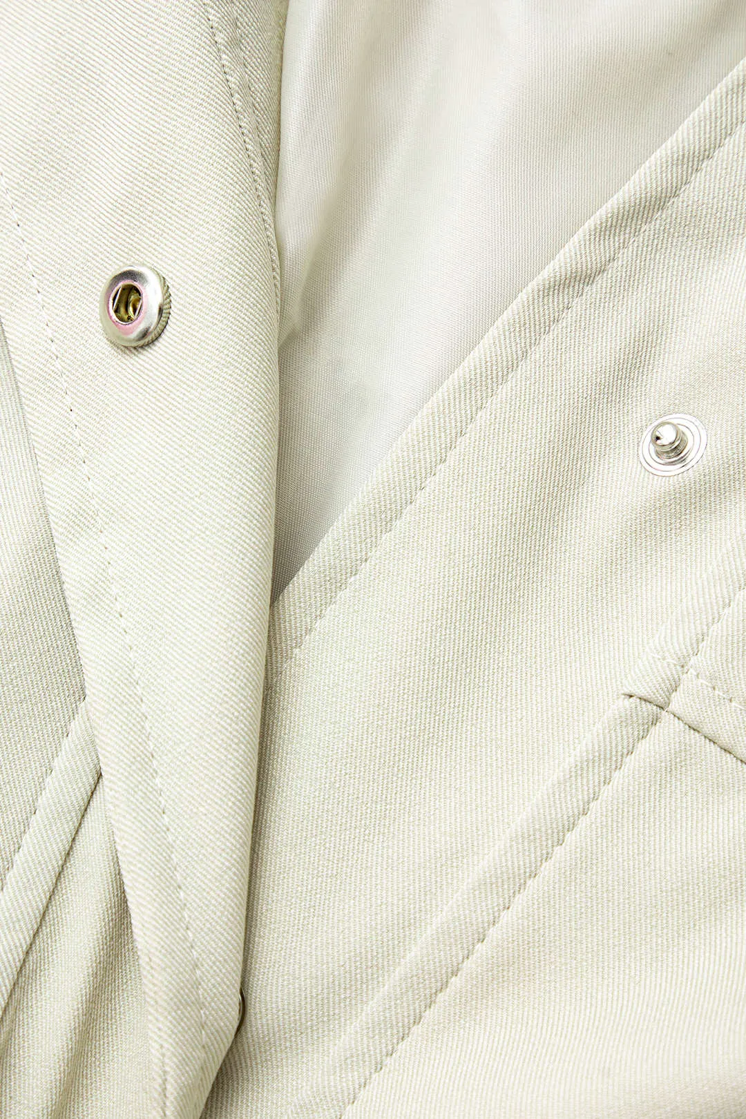 Solid Lapel Button Shirred Cropped Jacket sold by Micas product image thumbnail 4