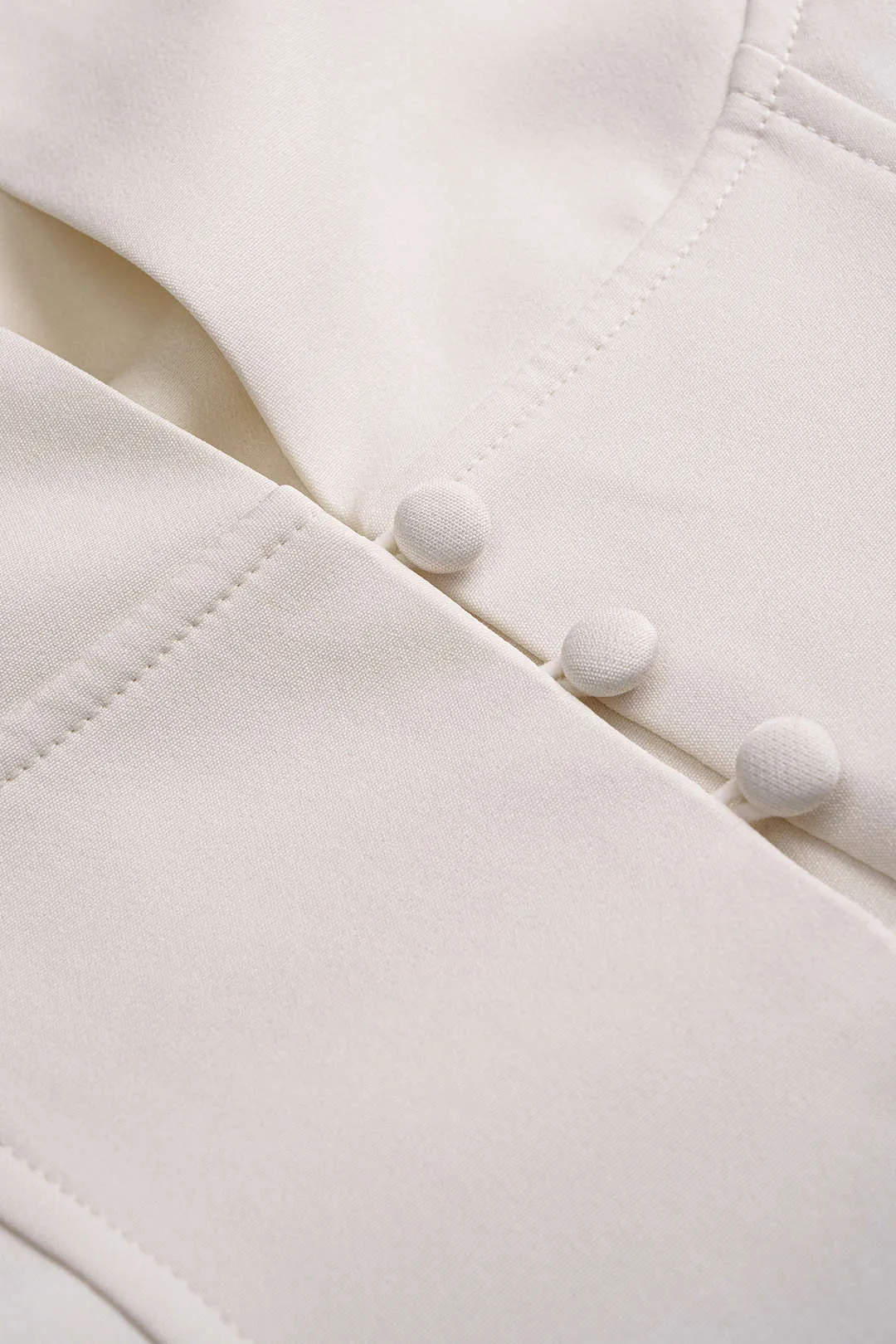 V-Neck Button Top And Button Waist Shorts Short Set sold by Micas product image thumbnail 4