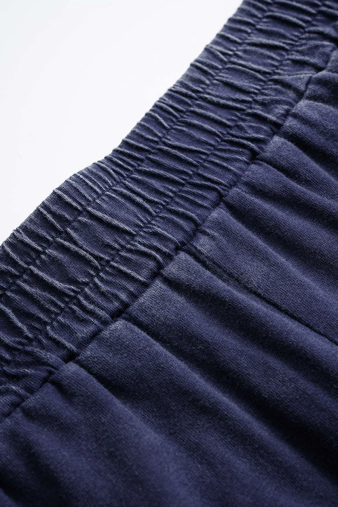 Solid Short-Sleeve Top And Shirred Waistband Pants Set sold by Micas product image thumbnail 3