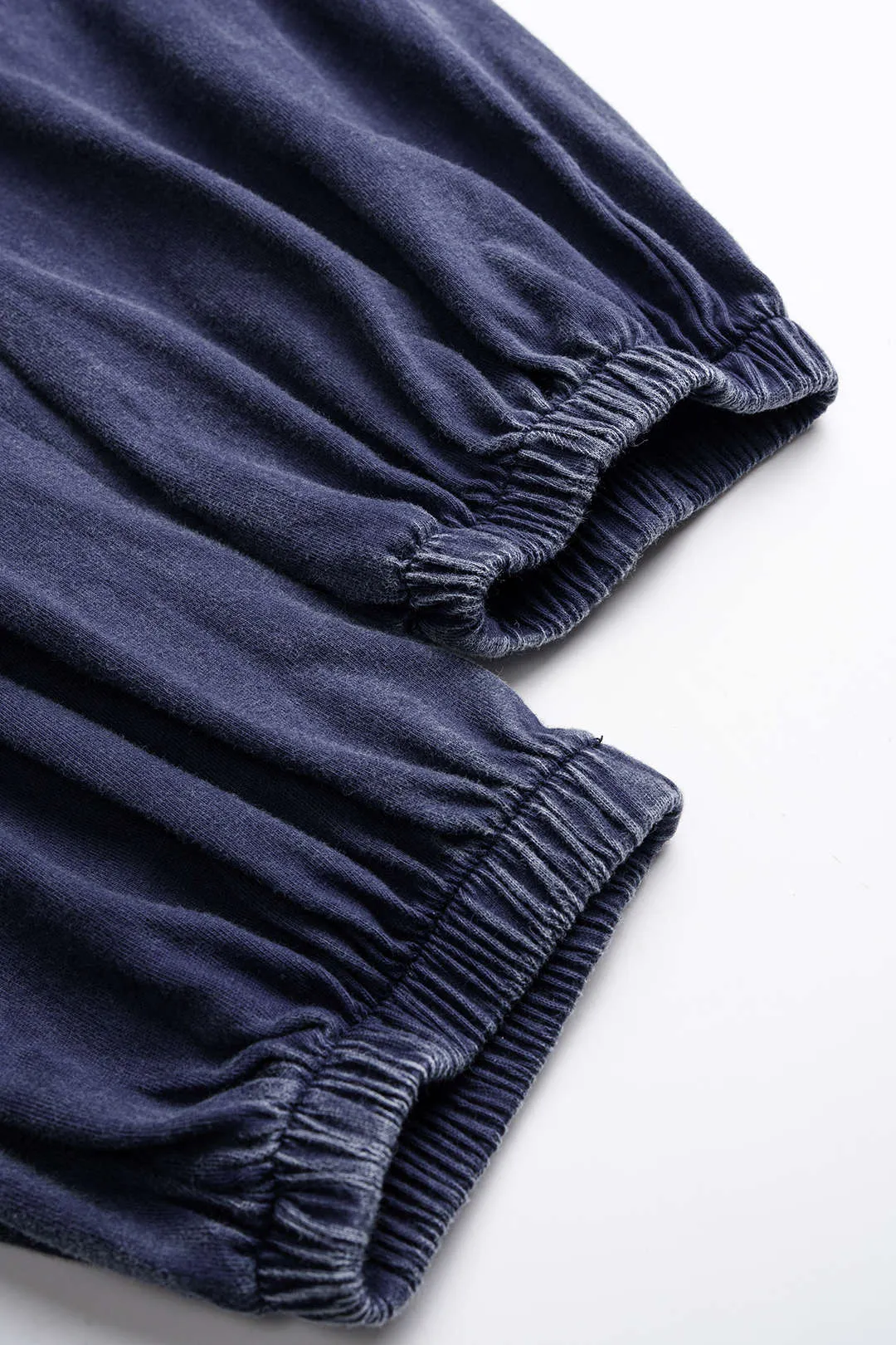 Solid Short-Sleeve Top And Shirred Waistband Pants Set sold by Micas product image thumbnail 4