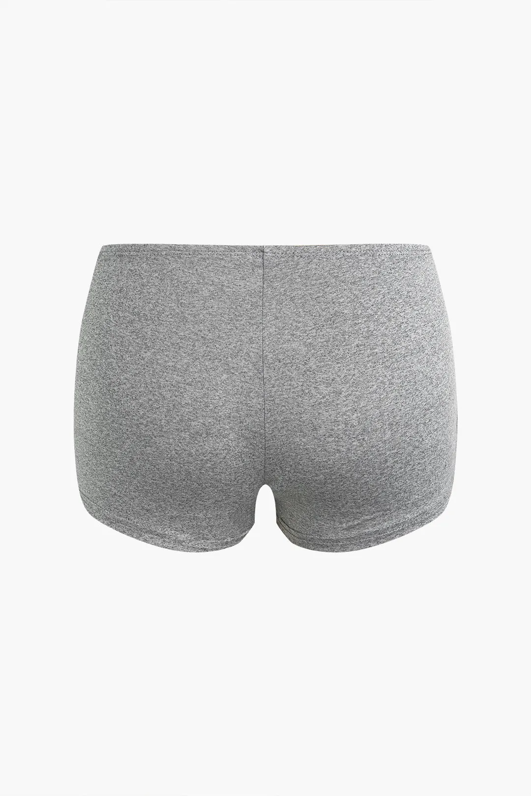 Solid Tank Top And High Waist Shorts Set sold by Micas product image thumbnail 5