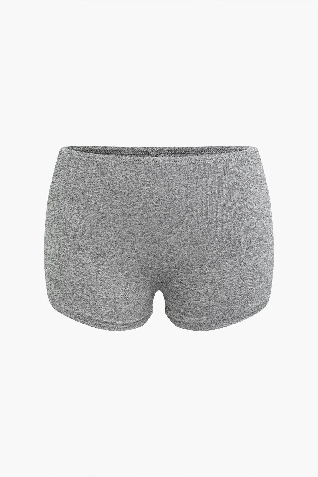 Solid Tank Top And High Waist Shorts Set sold by Micas product image thumbnail 4