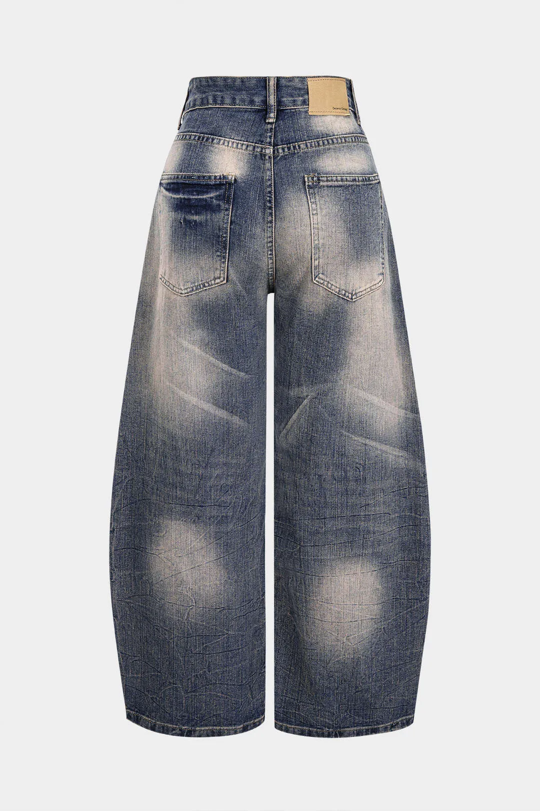 Denim Washed Wide Leg Jeans sold by Micas product image thumbnail 2