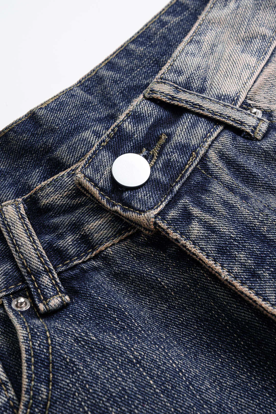 Denim Washed Wide Leg Jeans sold by Micas product image thumbnail 3