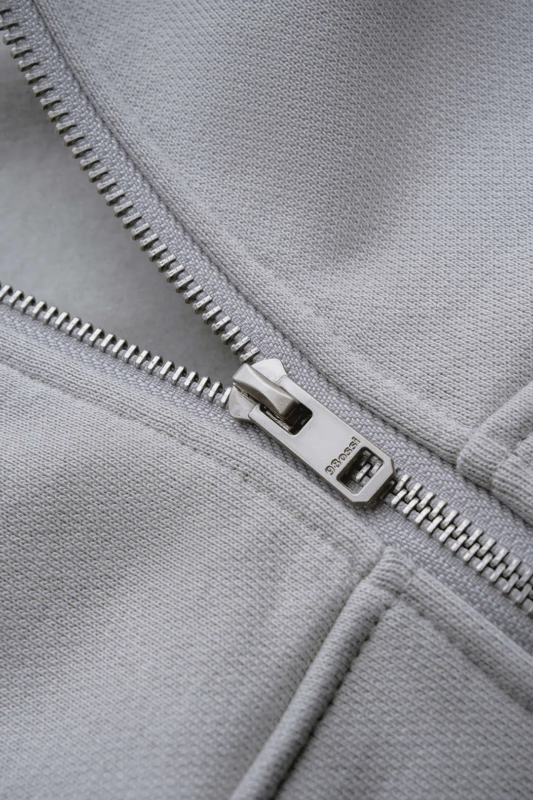 Contrast Pocket Zipper Outerwear And Wide Leg Pants Set sold by Micas product image thumbnail 4