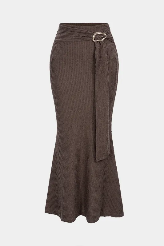 Knit Mermaid High Waist Skirt sold by Micas