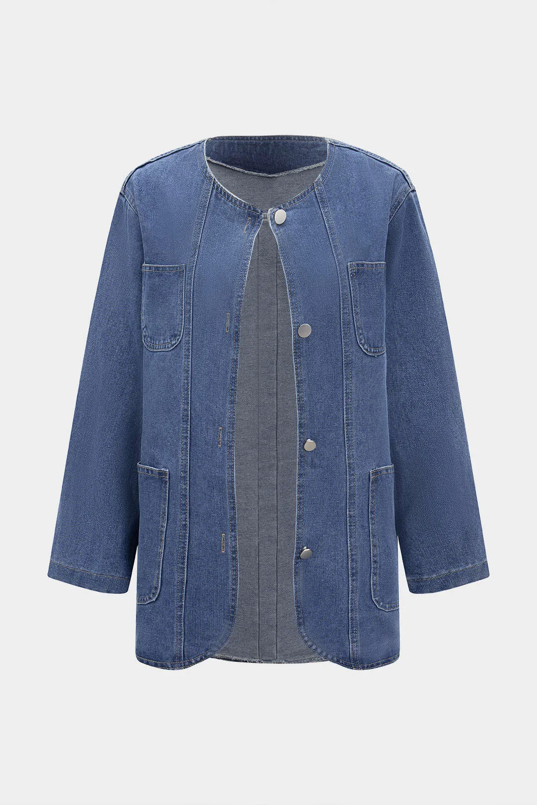 Denim Button Pocket Outerwear sold by Micas product image thumbnail 2