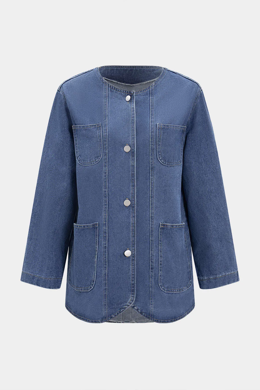 Denim Button Pocket Outerwear sold by Micas