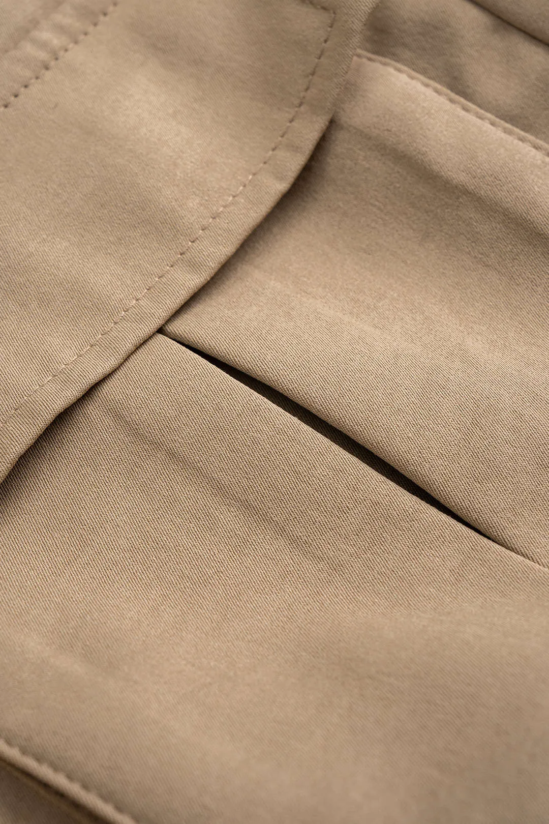 High Collar Pocket Drawstring Long Sleeve Jacket sold by Micas product image thumbnail 3