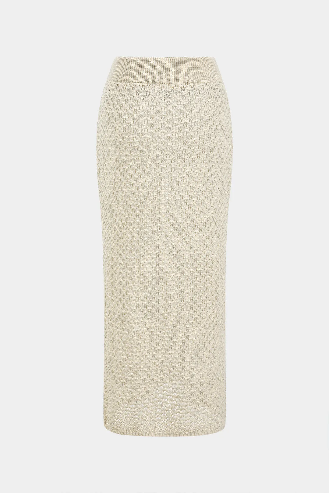 Knit Hollow Out Button Short-Sleeve Cardigan And Skirt Set sold by Micas product image thumbnail 5