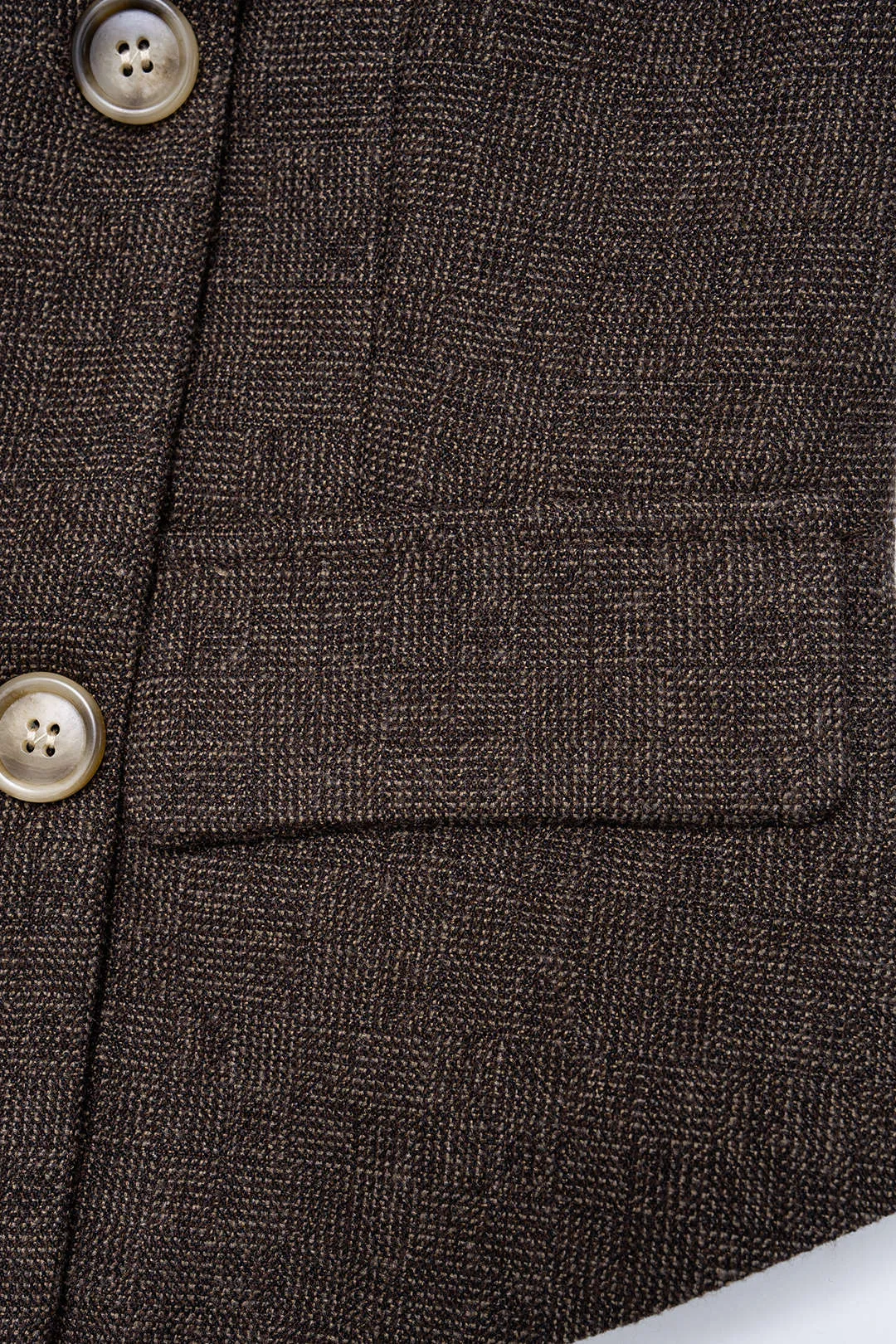 Notched Lapel Double Breasted Belted Jacket sold by Micas product image thumbnail 4