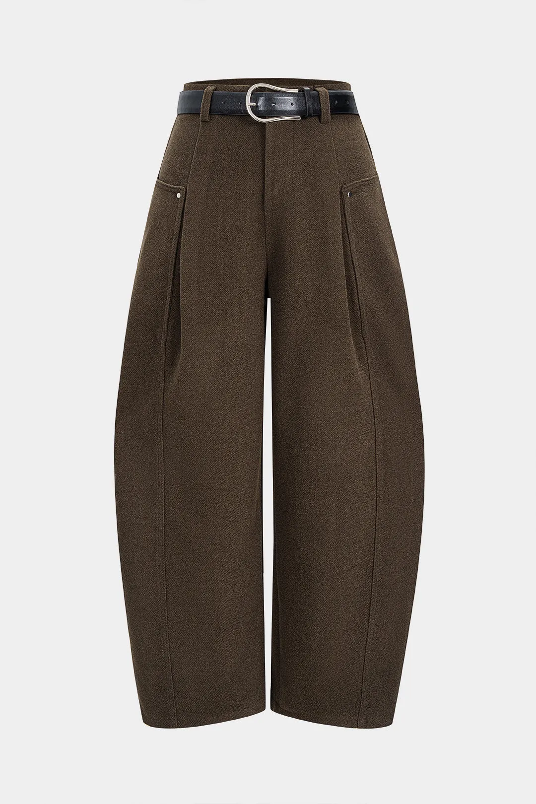 Woolen Belted Pants sold by Micas