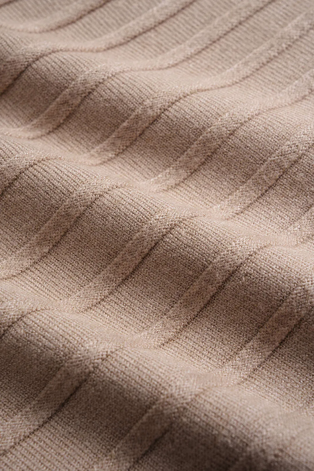 Knit Pleated High Waist Skirt sold by Micas product image thumbnail 5