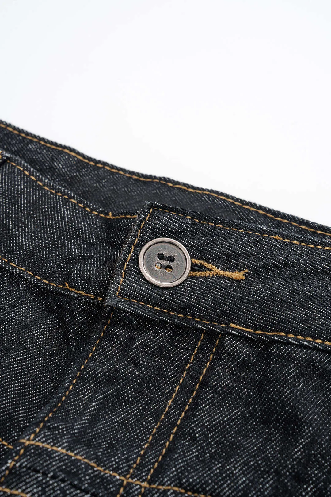 Denim Button Low Waist Jeans sold by Micas product image thumbnail 3