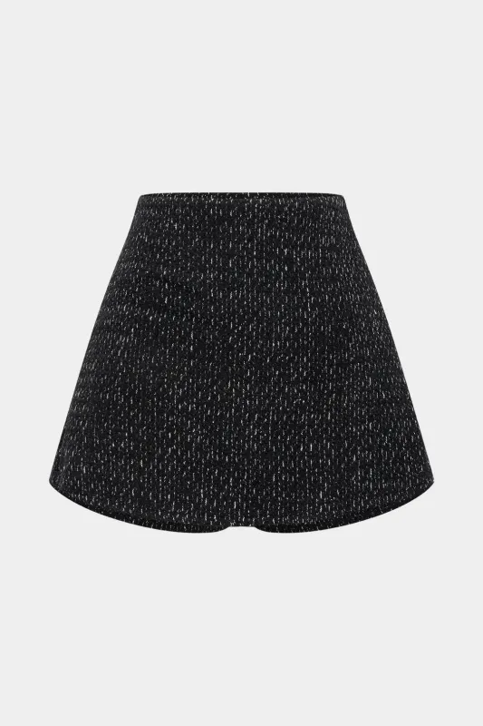 Tweed Wide Leg Shorts sold by Micas