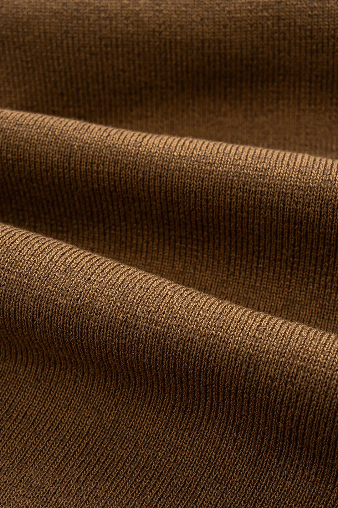 Knit V-Neck Puff Hem Ribbed Long-Sleeve Top sold by Micas product image thumbnail 4