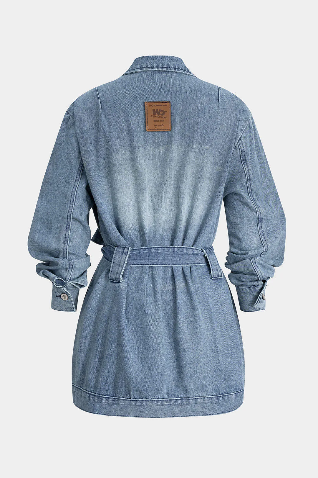 Denim Tie-Up Pocket Long Sleeve Outerwear sold by Micas product image thumbnail 2