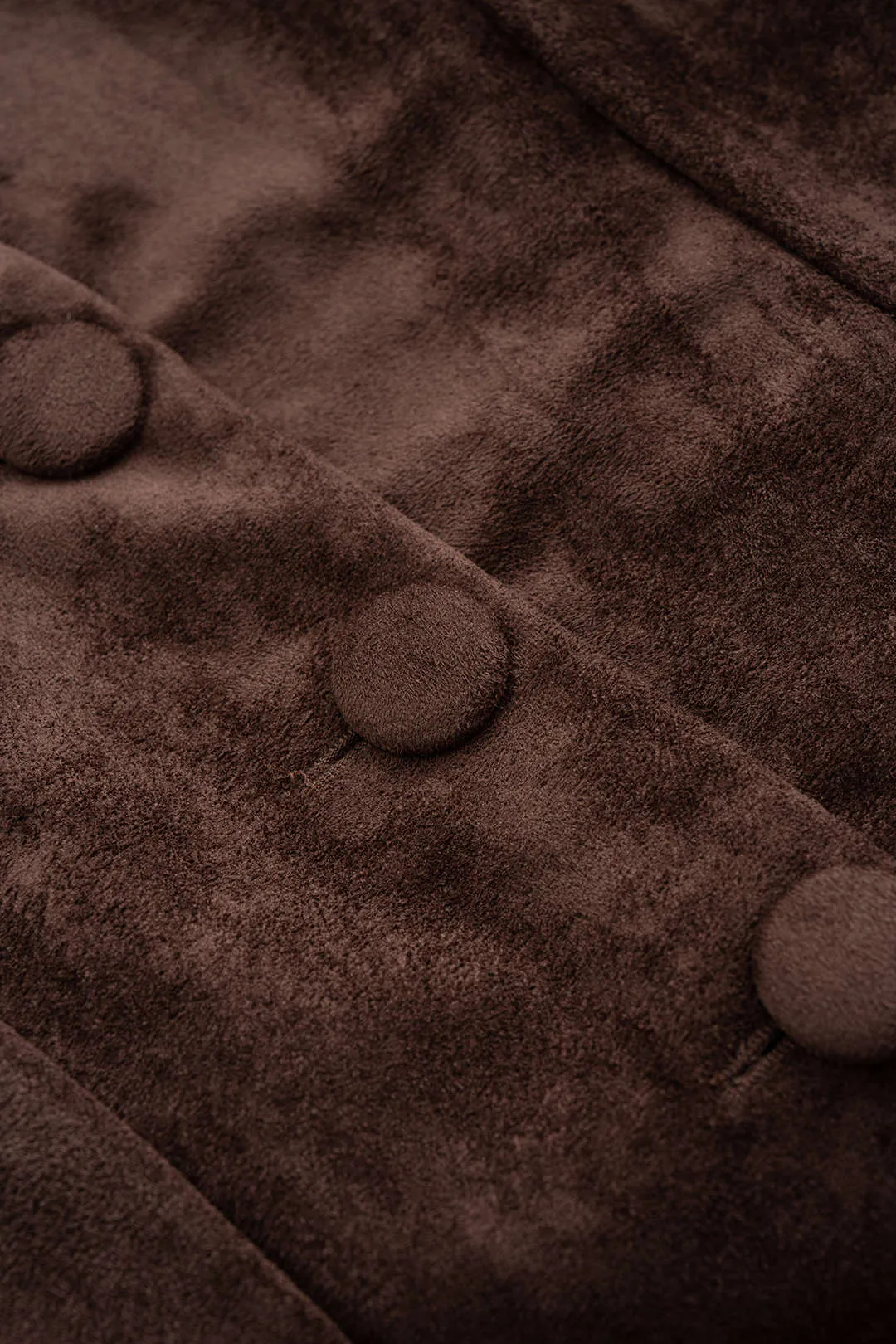 Suede Button Long Sleeve Jacket sold by Micas product image thumbnail 3