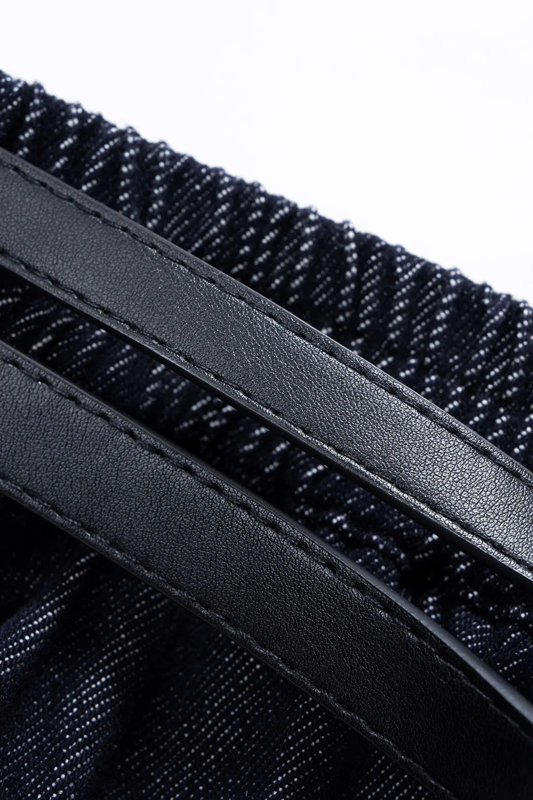 Denim Belted Shirred Jeans sold by Micas product image thumbnail 5