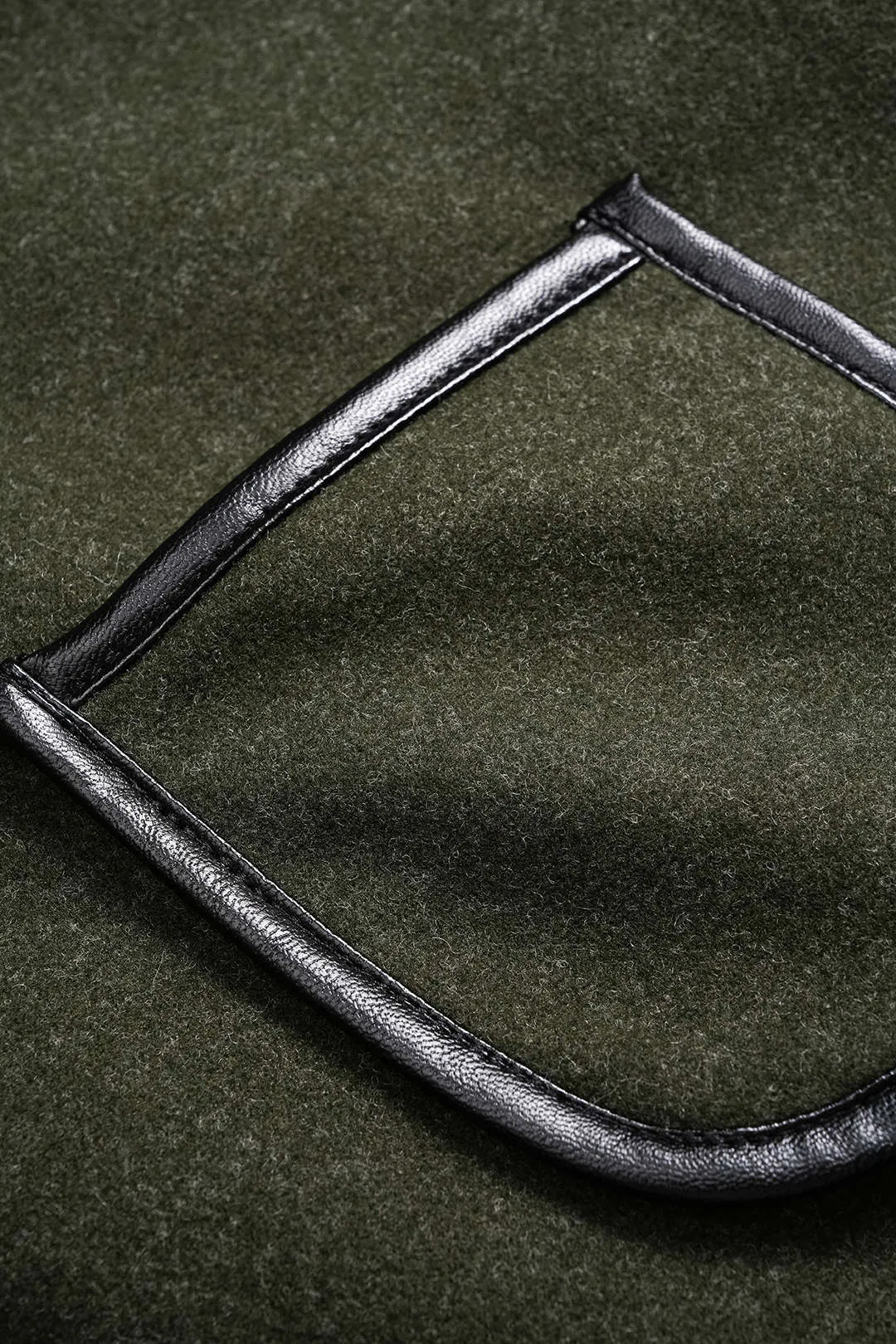 Woolen Piping Scarf Coat sold by Micas product image thumbnail 4