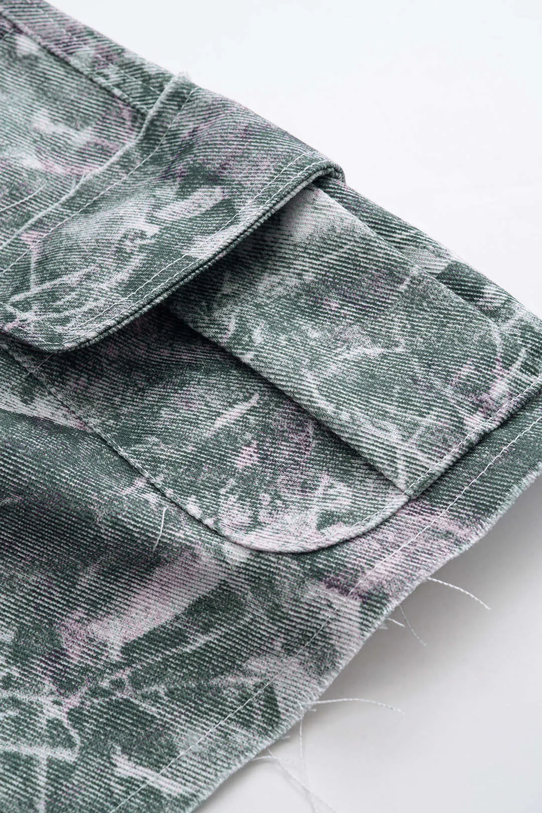 Watercolor Print Belted Skirt sold by Micas product image thumbnail 4