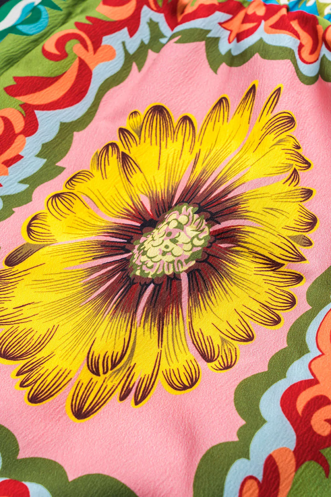 Bohemian Floral Print Shorts sold by Micas product image thumbnail 4