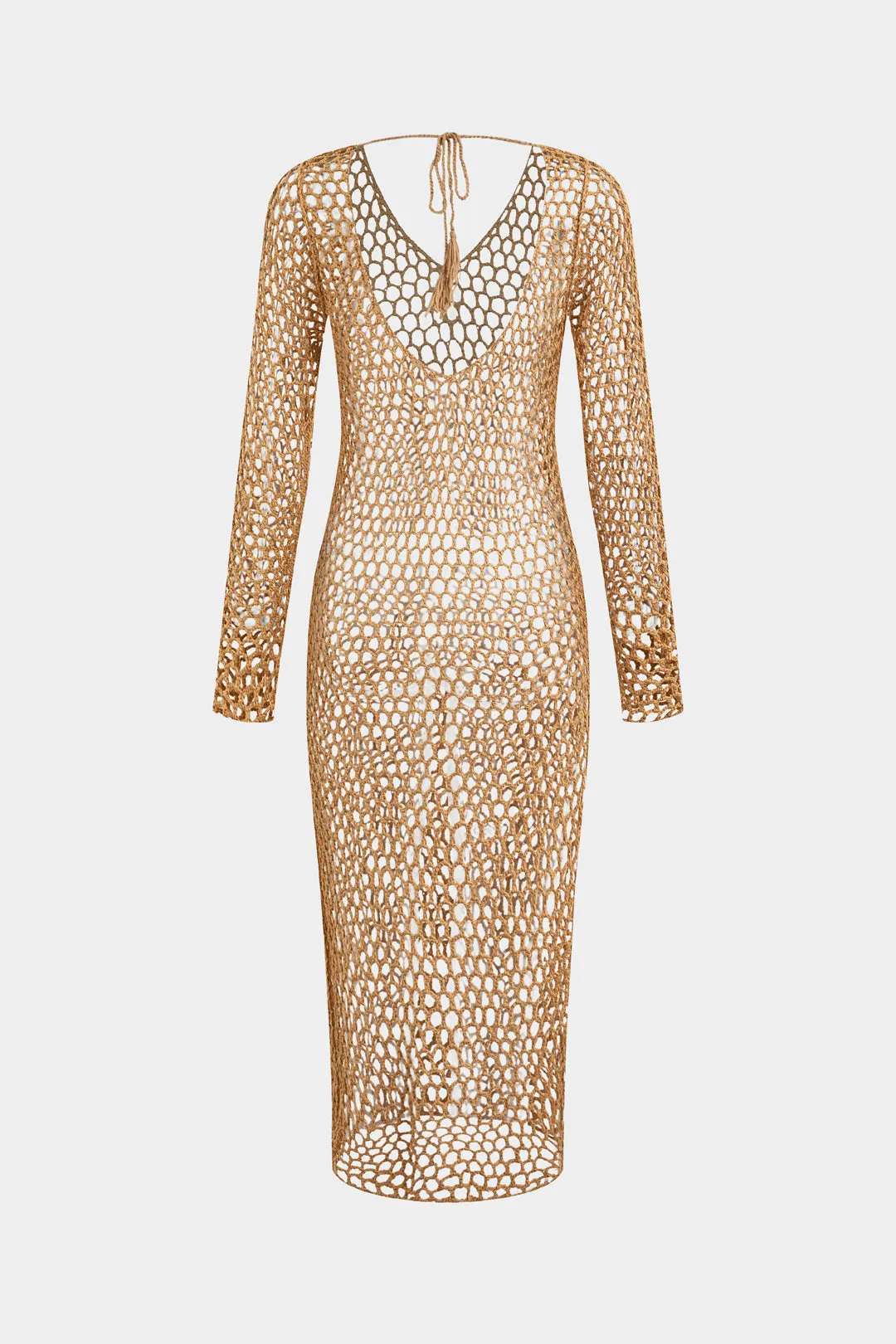 Knit Cut Out Tie-Up Dress sold by Micas product image thumbnail 2