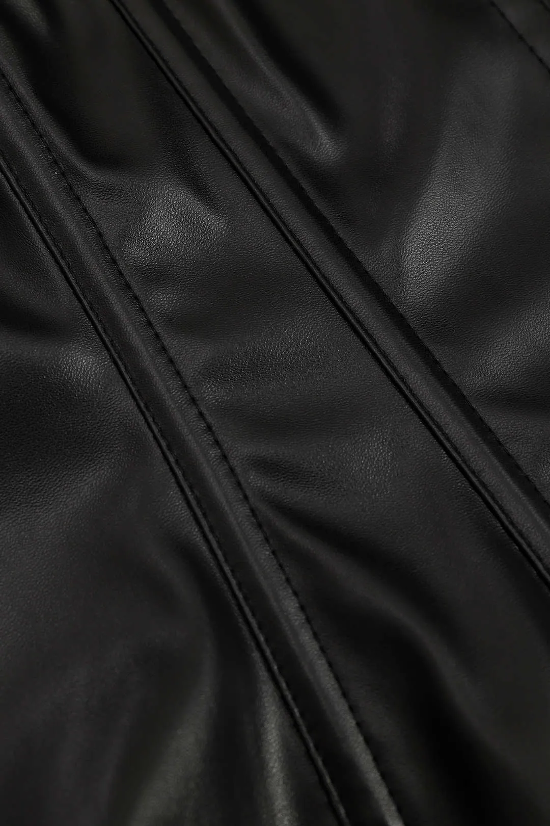 Faux Leather Corset Lace-Up Shaping Shapewear sold by Micas product image thumbnail 3