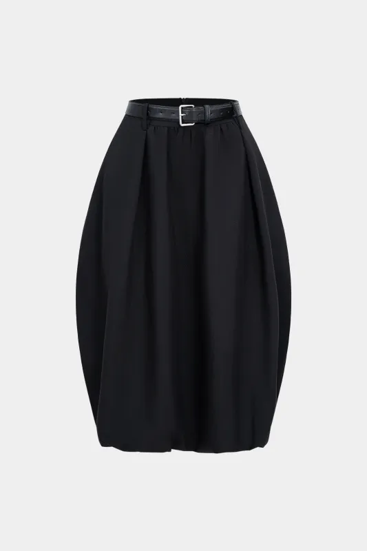 Belted Ruched Skirt sold by Micas