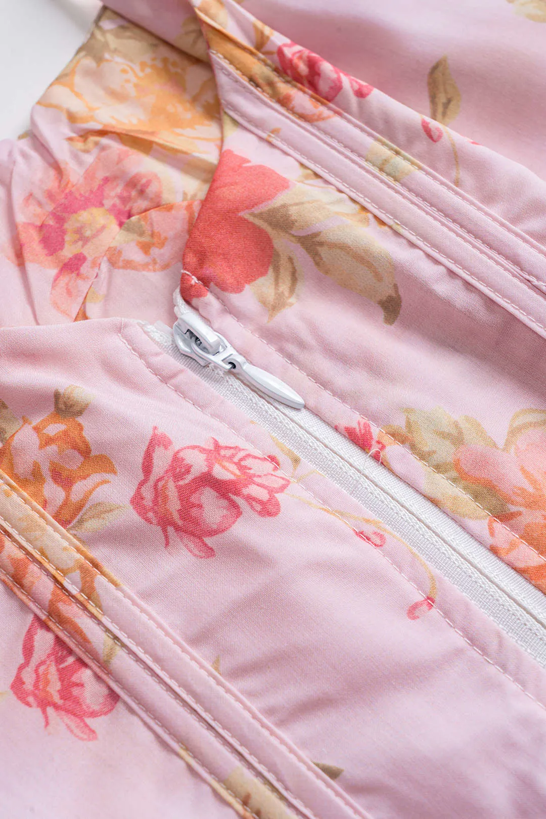 Floral Print Bustier Tie-Up Ruched Cami Top sold by Micas product image thumbnail 5