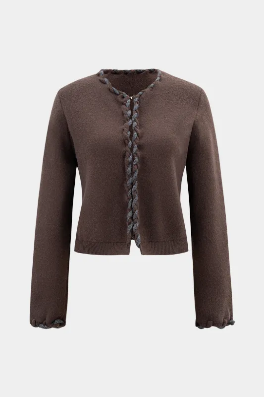 Knit Twist Knot Long-Sleeve Top sold by Micas