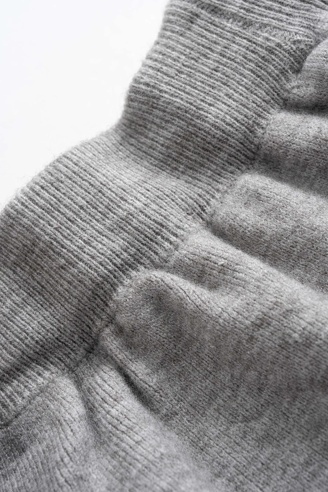 Knit Mock Neck Side Slit Long-Sleeve Top And Wide Leg Pants sold by Micas product image thumbnail 5